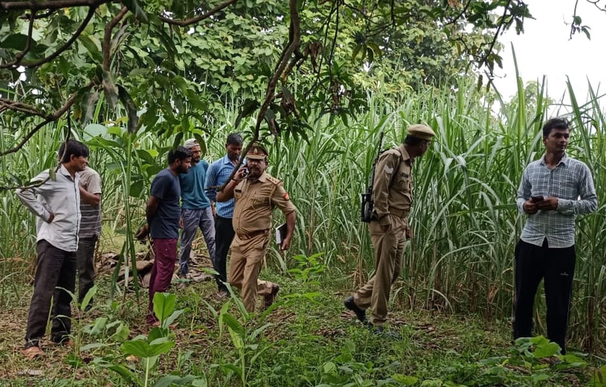 murder,crime,gonda,Road jam