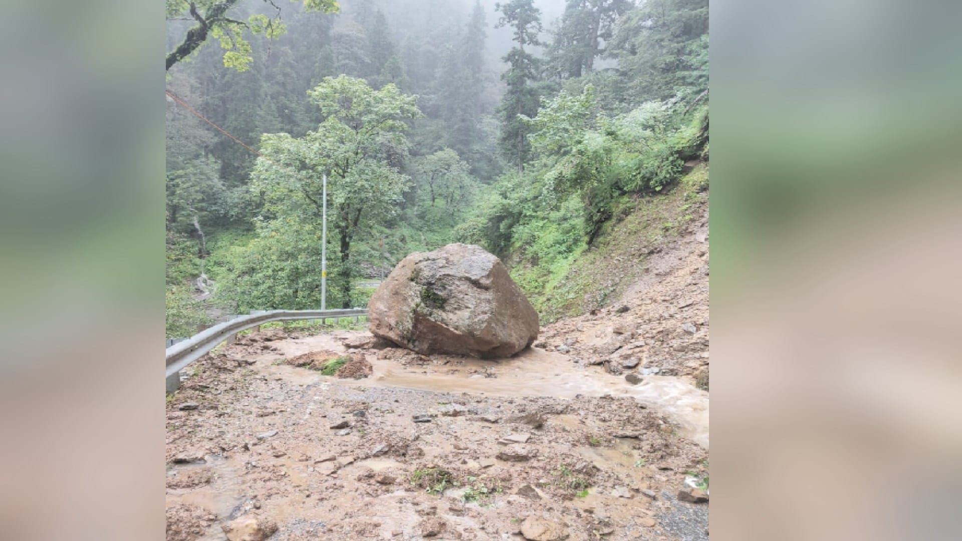 Himachal Weather update Four NHs remained closed for hours due to landslides, 55 other roads and 25 power tran