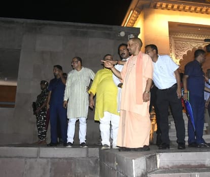 CM Yogi In Kashi: There is scope further improvement in image police