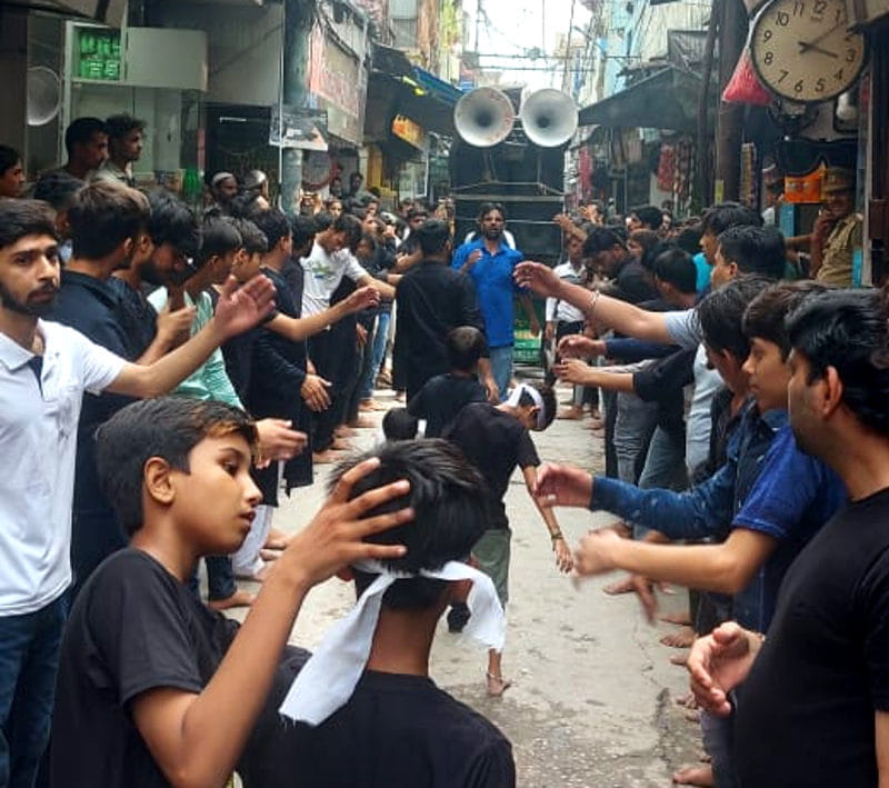 Shia Sogwars took out mourning procession