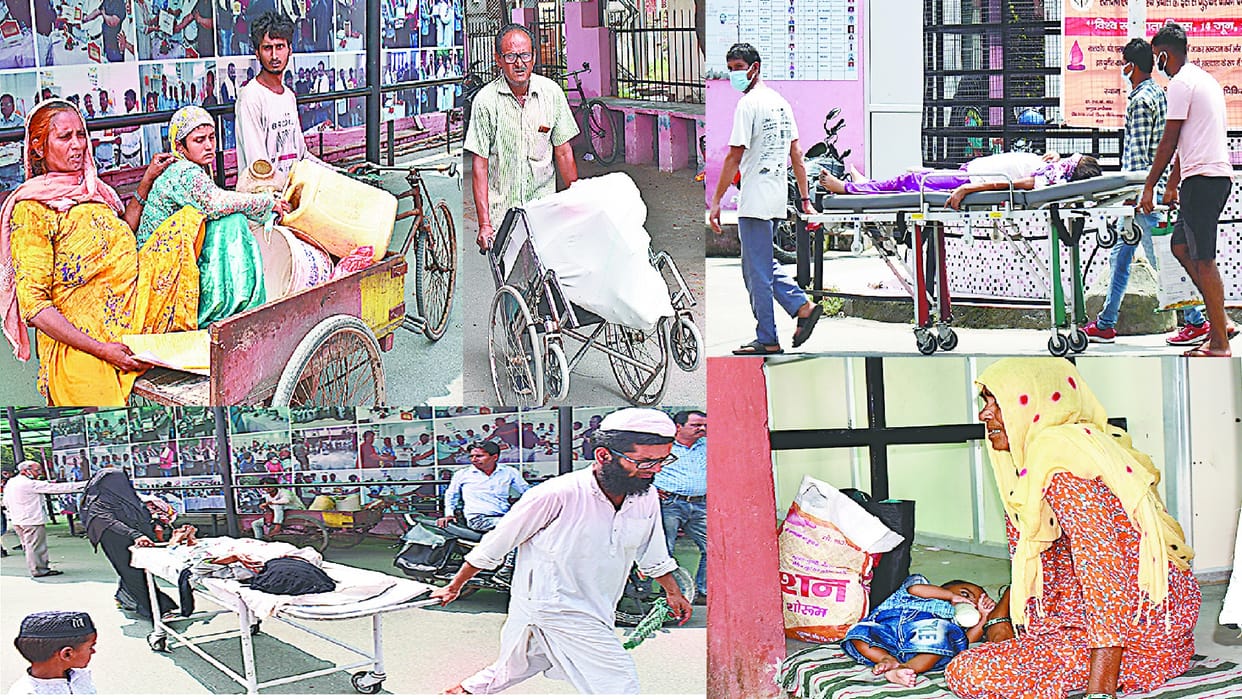 There has been great negligence with patients in district hospital in Meerut see photos