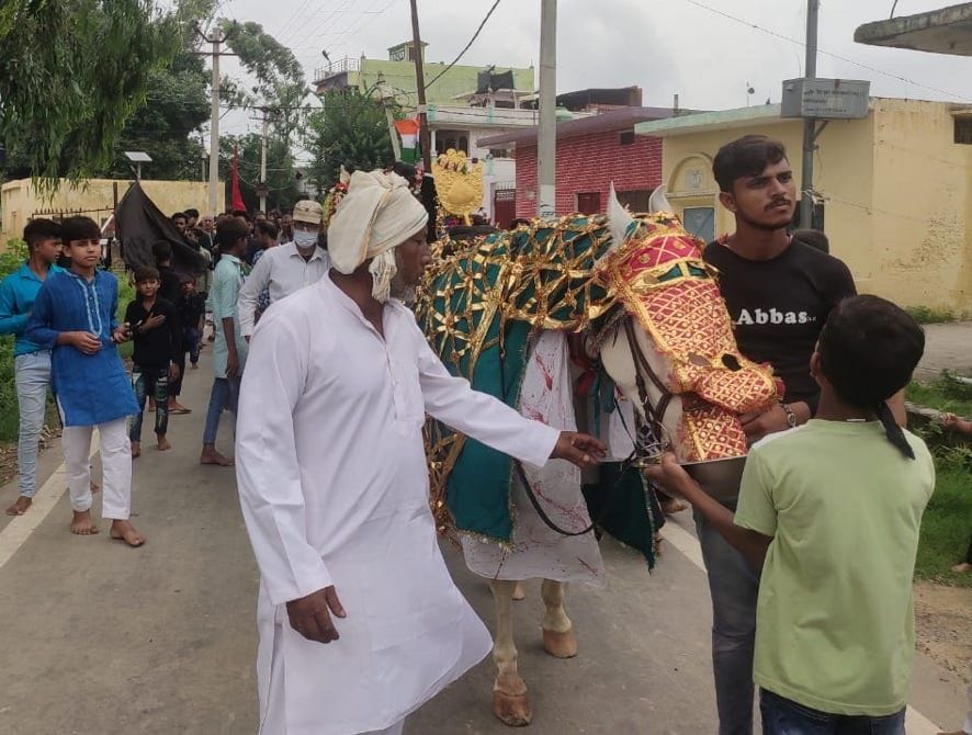 Eyes getting moist remembering the martyrs of Karbala