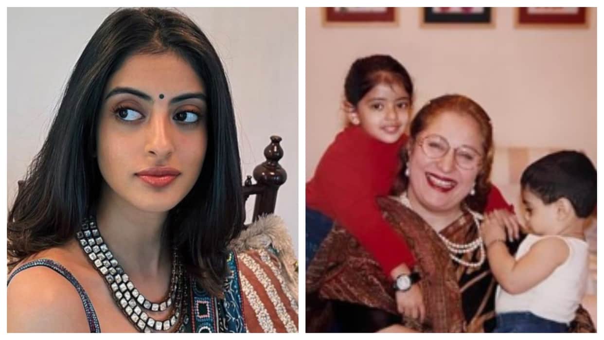 Amitabh Bachchan granddaughter Navya Naveli Nanda share old photo with Agastya Nanda and her grandmother