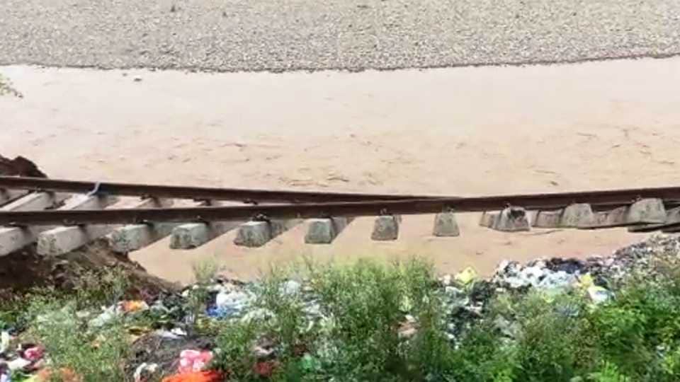 Heavy rain in Pathankot of Punjab