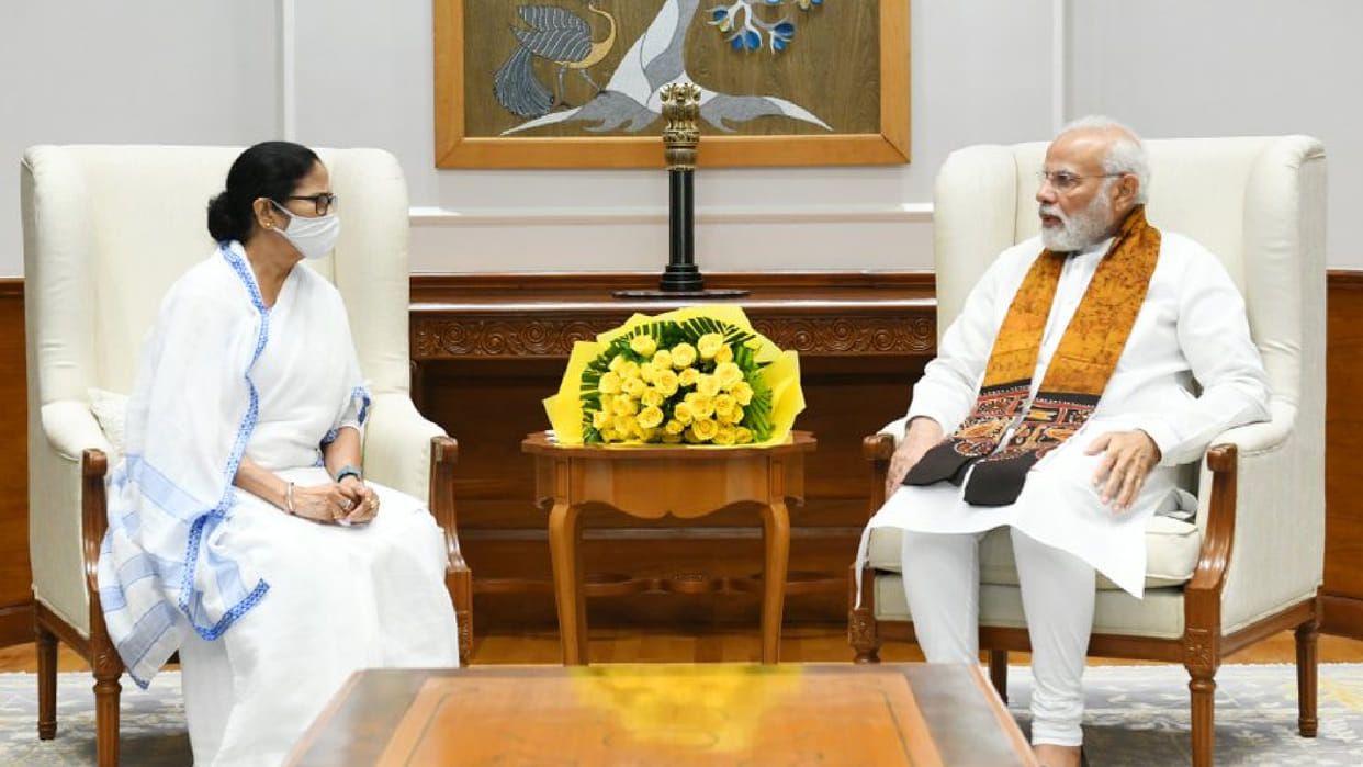 West Bengal CM Mamata Banerjee PM Narendra Modi residence Meeting Amid ED Row Latest Update