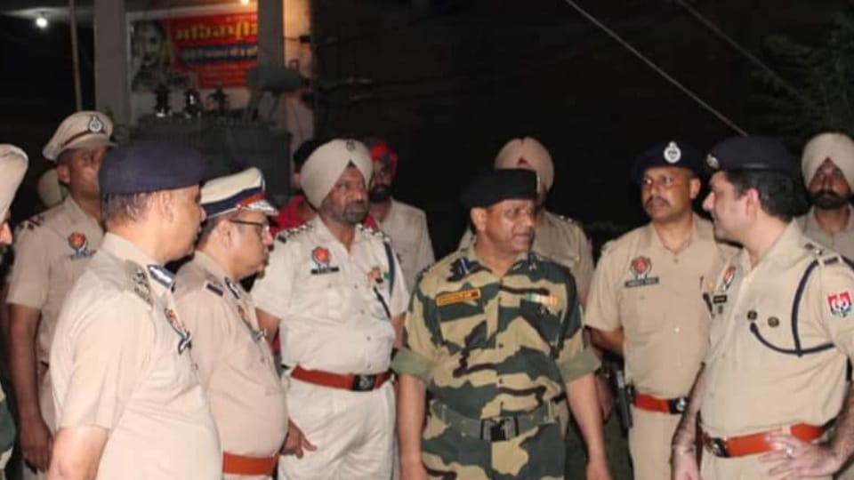 ADGP Human Rights Naresh Arora visited Ajnala sector in Amritsar