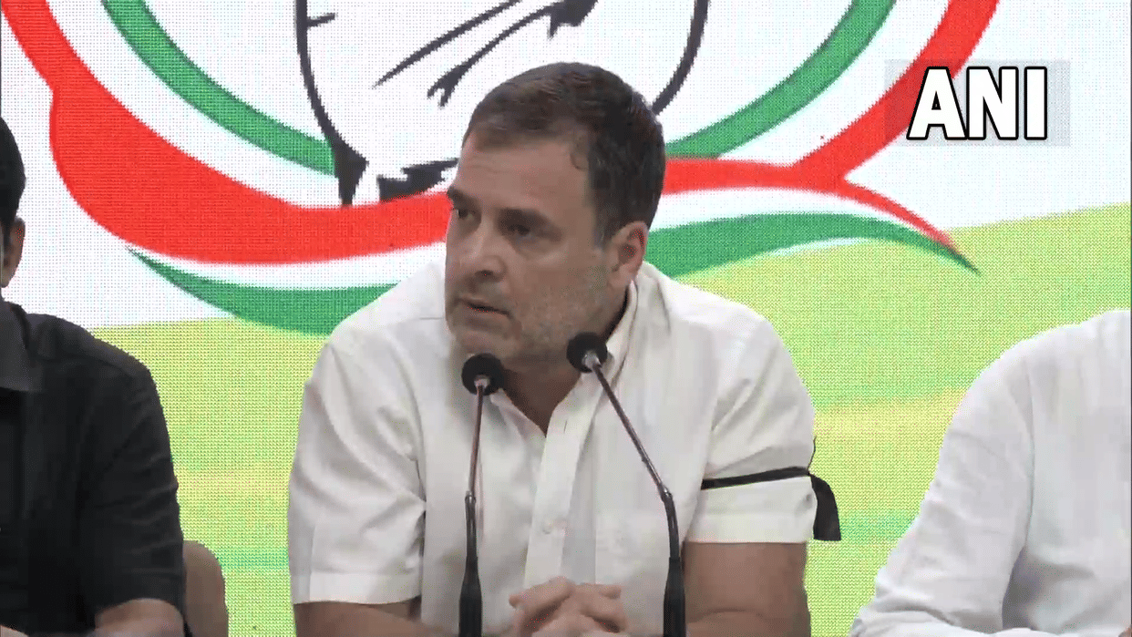 Congress Leader Rahul Gandhi Press Conference on National Herald Case Ed Interrogation News