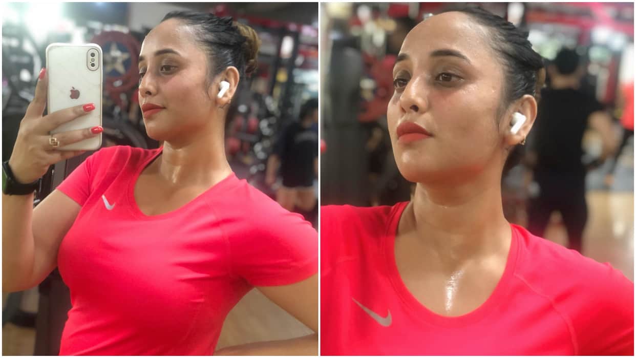 Bhojpuri queen Rani Chatterjee share her post workout session picture from gym