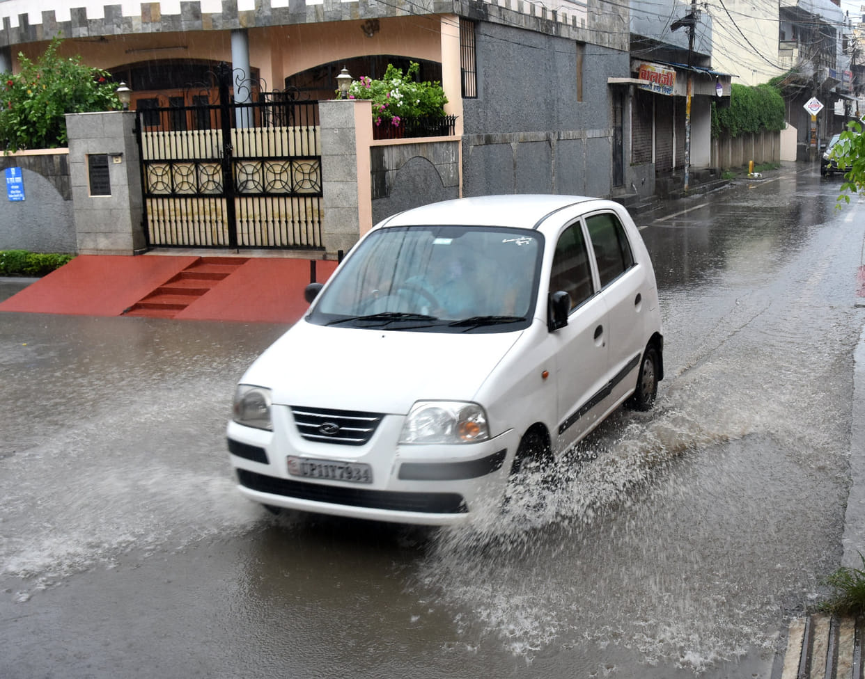 Despite the rain, there is no relief from the heat, waterlogging bothered