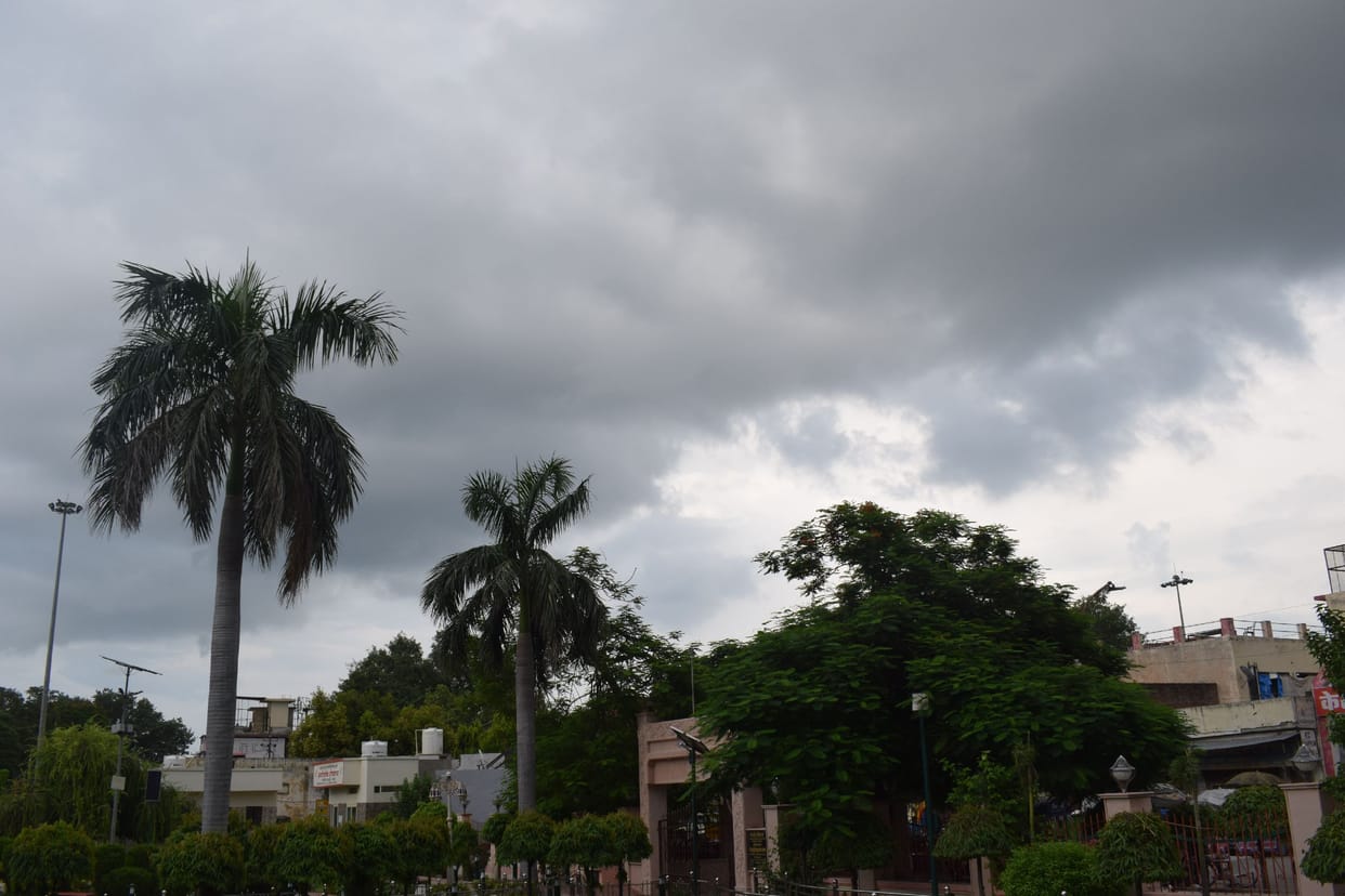 weather sahajanpur,sunshine after drizzle