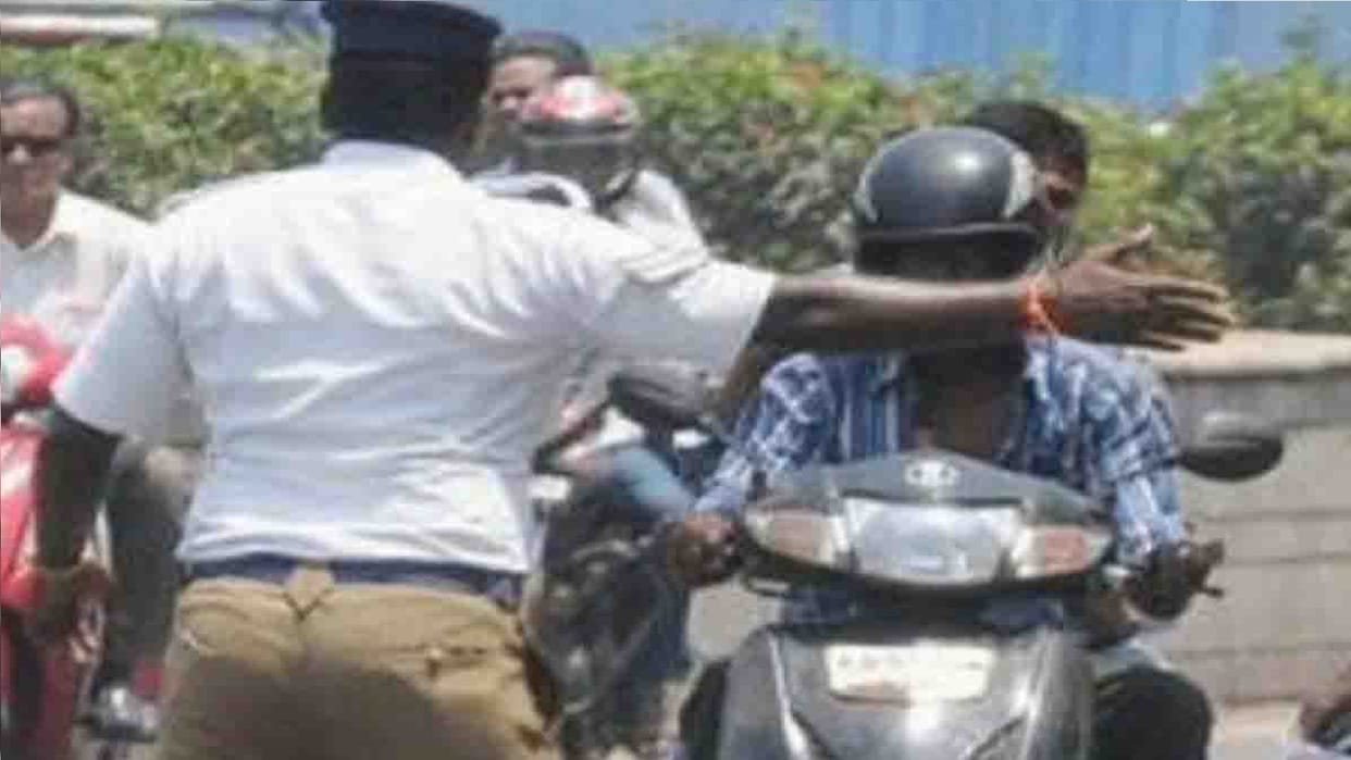 traffic police cut four challans for over speeding at same place In one day