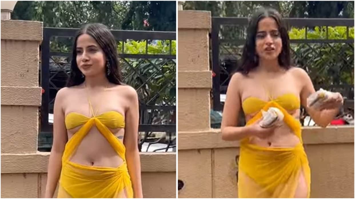 Urfi javed new video in yellow bikini went viral on internet