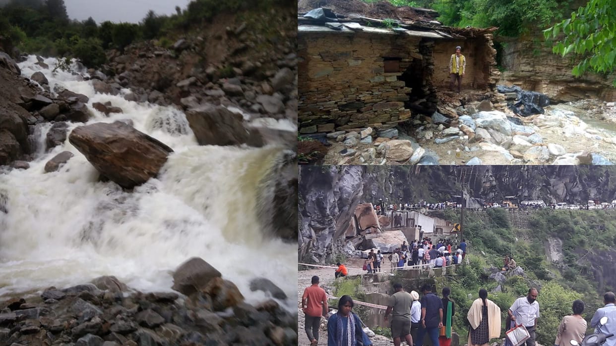 Weather Highways roads closed due to rain people facing difficulties See photos