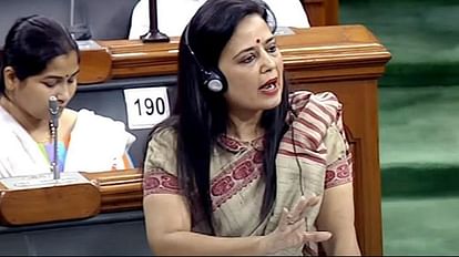 Mahua Moitra Reached Parliament With a Birthday Cap Lashed Out at Adani-Hindenburg Case Arguments With Bjp Mps