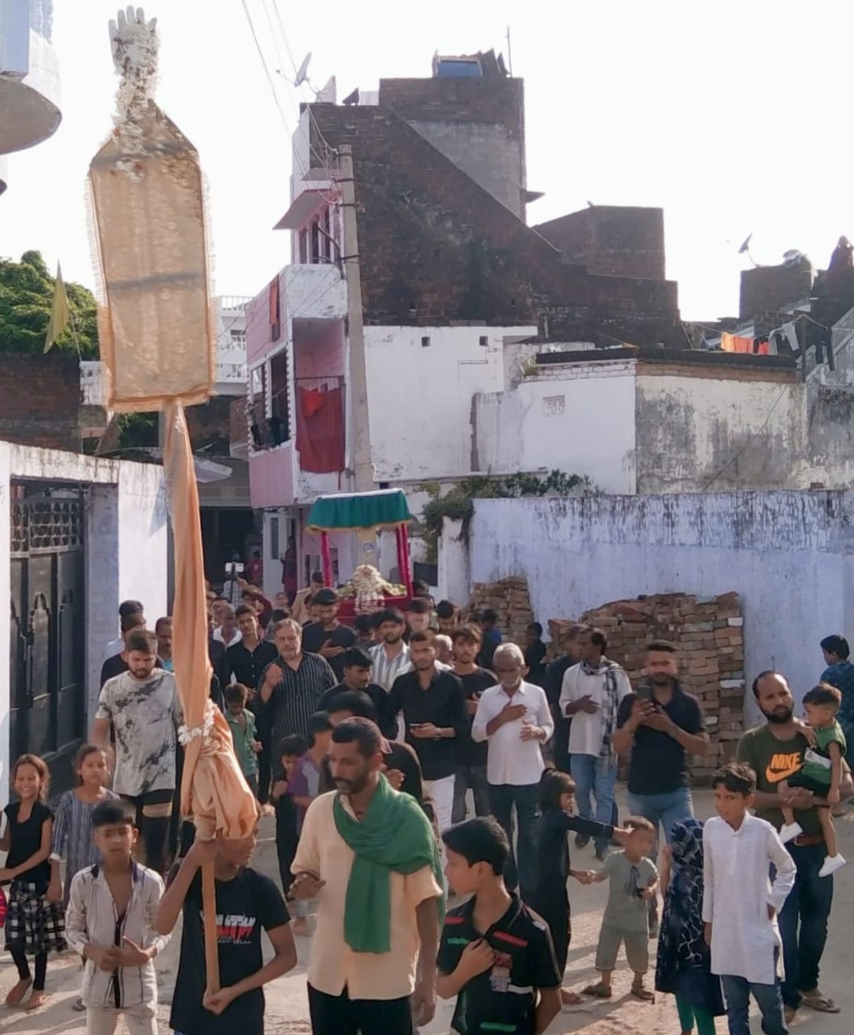 In the procession echoed or Sakina or Abbas's eternal