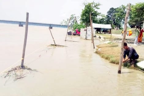 Imlia Farm road closed, river water level up 58 cm