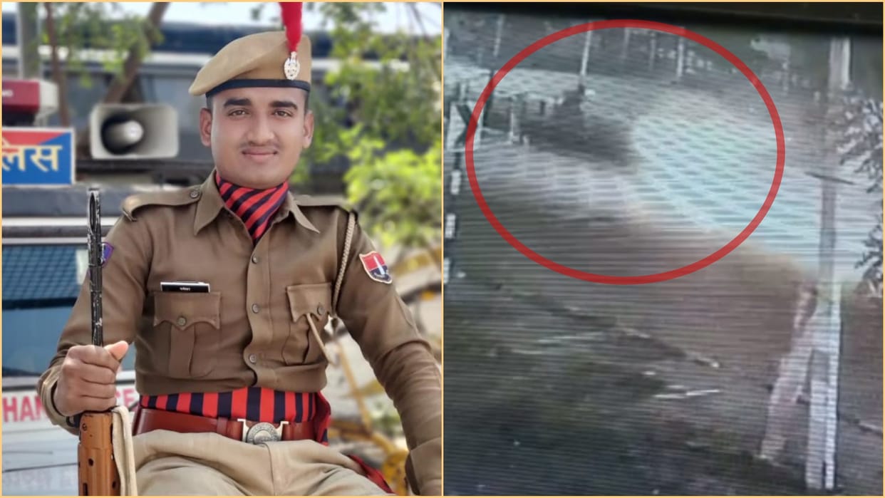 car hit police constable in Jodhpur accused lawyer arrested