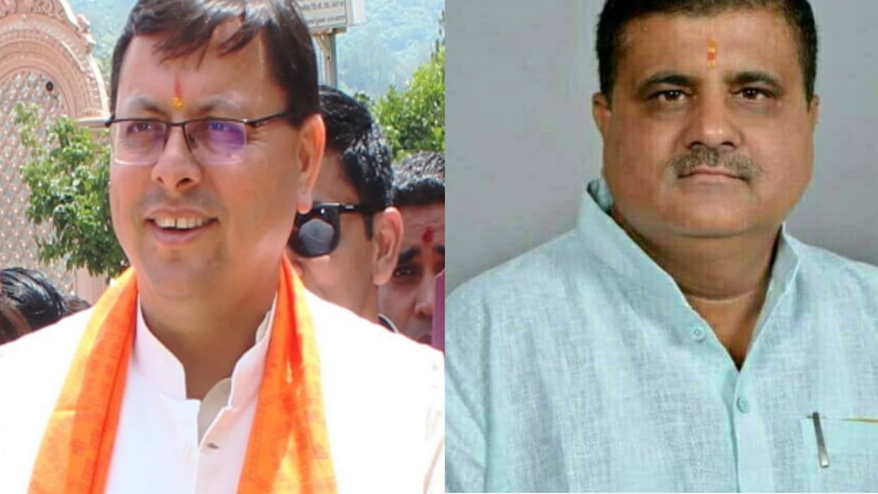 Politics CM Pushkar Singh Dhami and BJP state president Bhatt reached Delhi