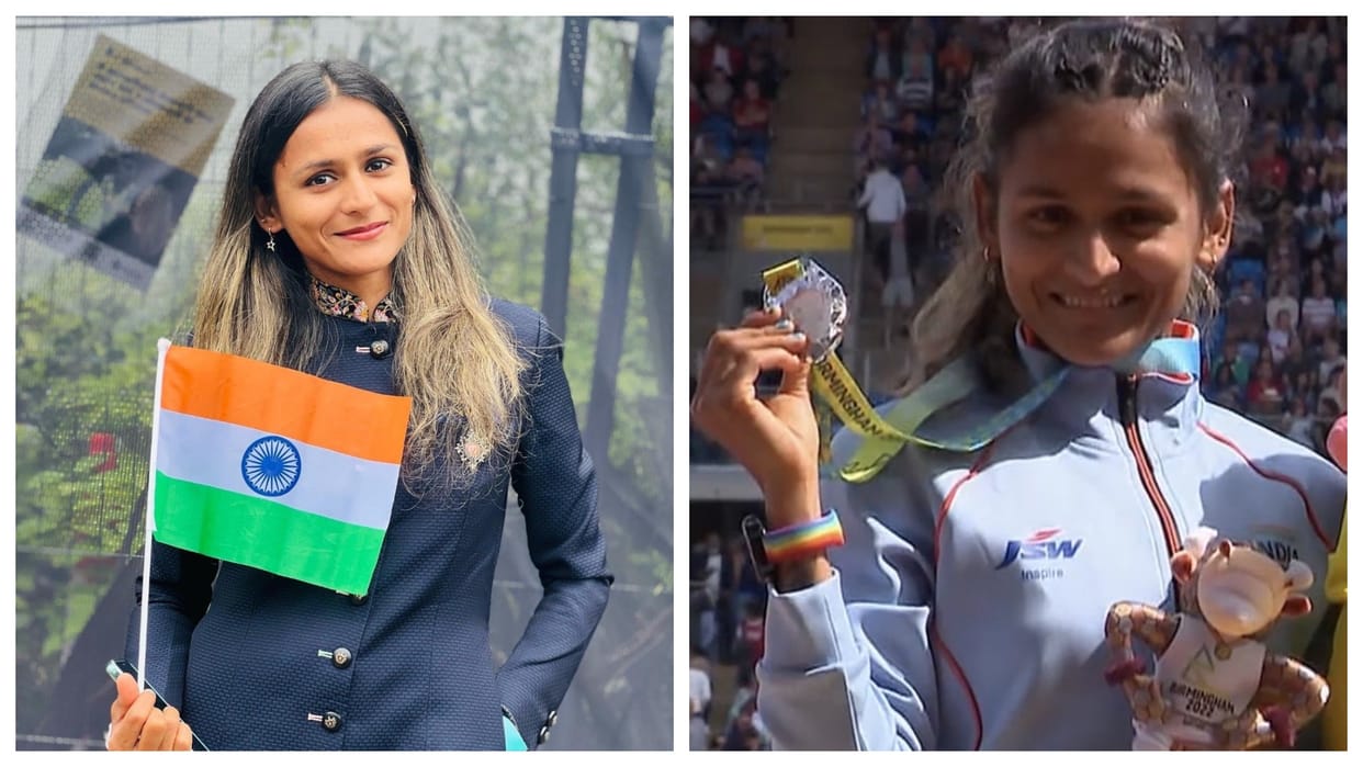 priyanka boosted pride of northeastern railway by winning silver medal