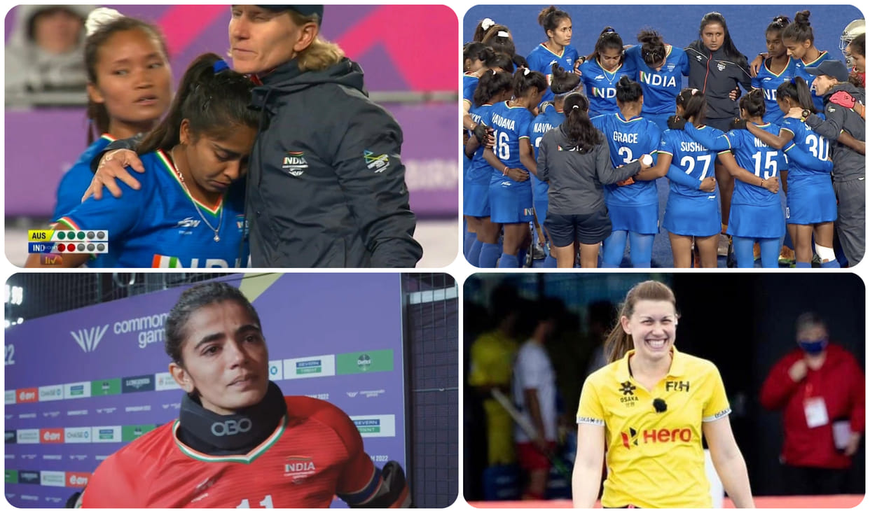 Indian women hockey team players cried after loss against australia due to injustice see video