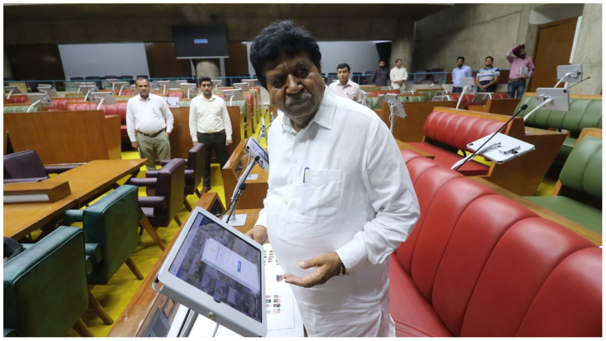 National e-Vidhan Application has been updated with data of Haryana, Paperless Haryana Assembly
