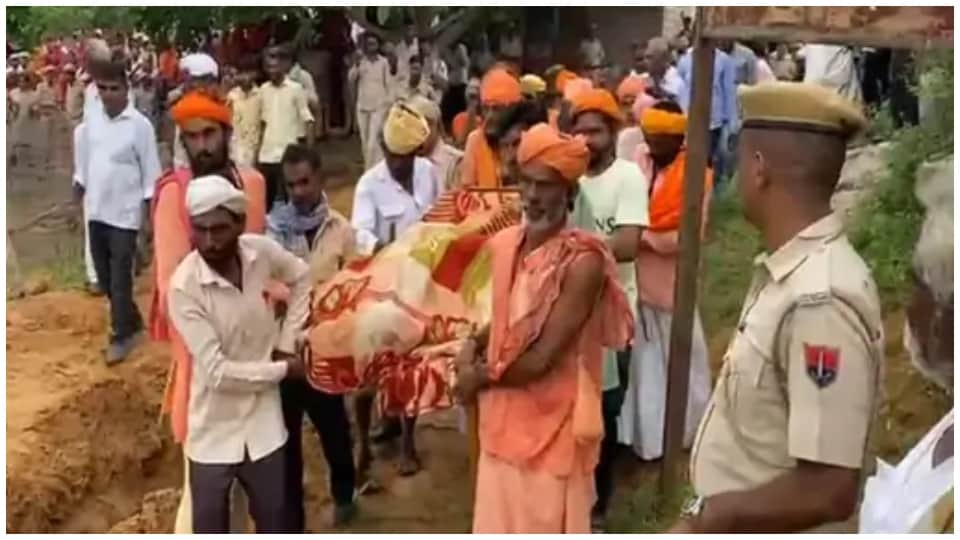 Jalore saint Suicide case In Jalore Dead Body Brought Down From Tree After 35 Hours