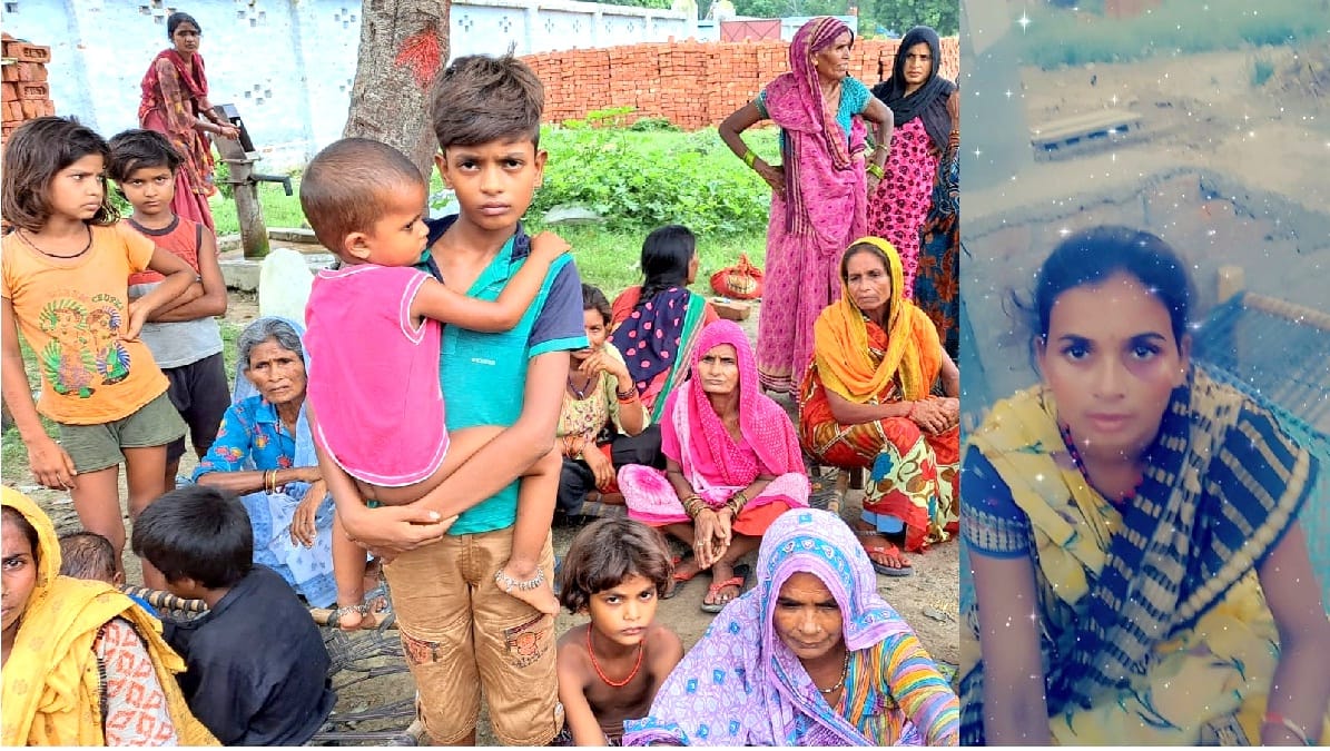 Husband killed his wife with a hitting stick in hardoi, there was a dispute over 20 thousand rupees
