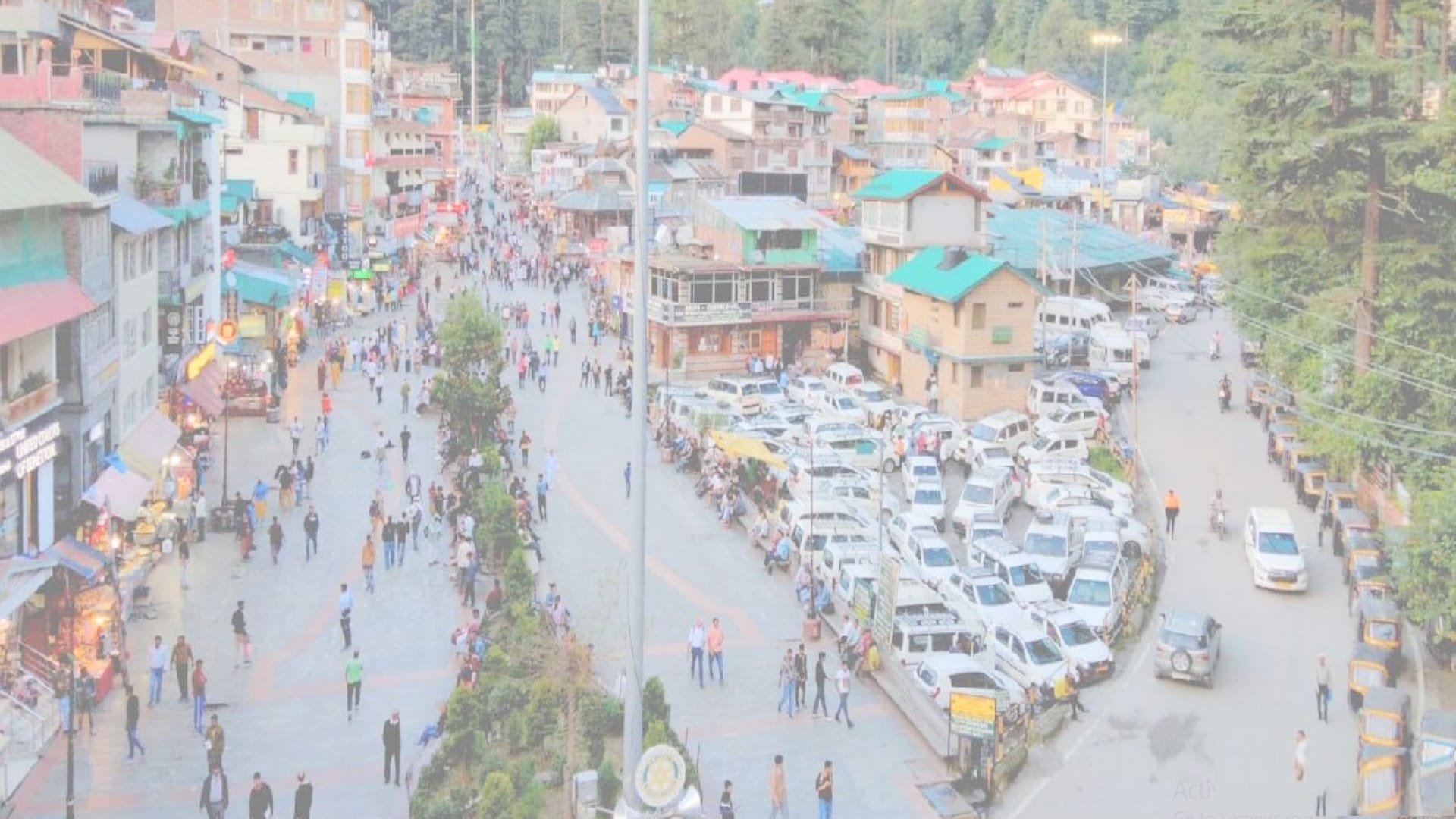mandi city of Himachal is not less than heaven for tourists, snow covered mountains welcome