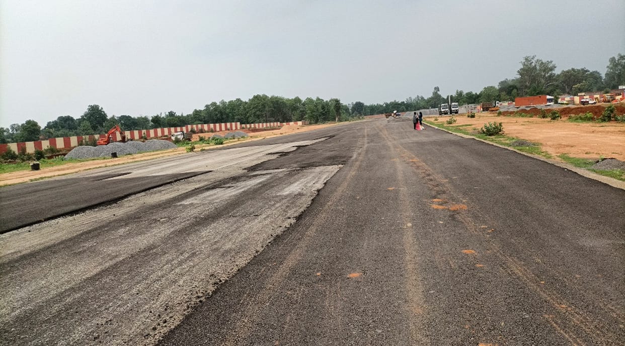 purvanchal Largest Airport built in myorpur sonbhadra runway will be five km long
