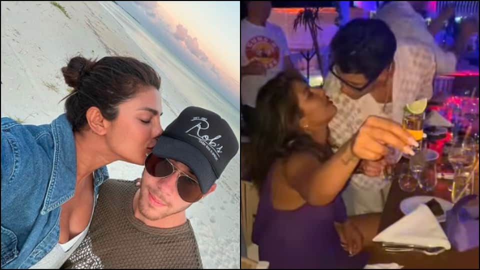 priyanka chopra nick jonas liplock video viral on social media fans showed loved and said cute couple