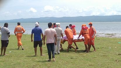 NDRF Team recover dead body from pong lake in kangra himachal pradesh