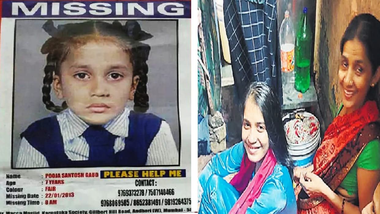 Girl reunited with kin more than nine years after being kidnapped; woman domestic help plays key role