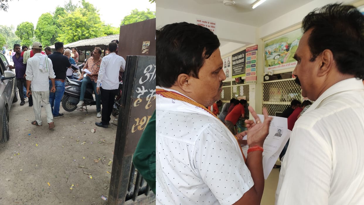 RTO office of Lucknow becomes dalalo ka adda. See the report