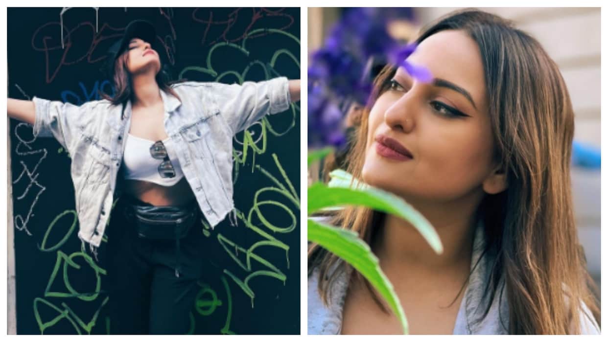 Dabangg girl Sonakshi Sinha shares photos from london street users advice always maintain that lovely smile