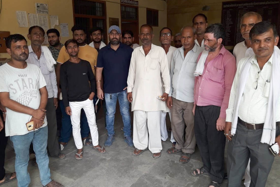 Action for disturbing the peace against 24 villagers of Dundahera