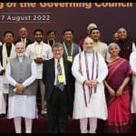 नीति आयोग की शासी परिषद की बैठक।