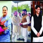 भाजपा नेताओं के साथ आरोपी श्रीकांत त्यागी