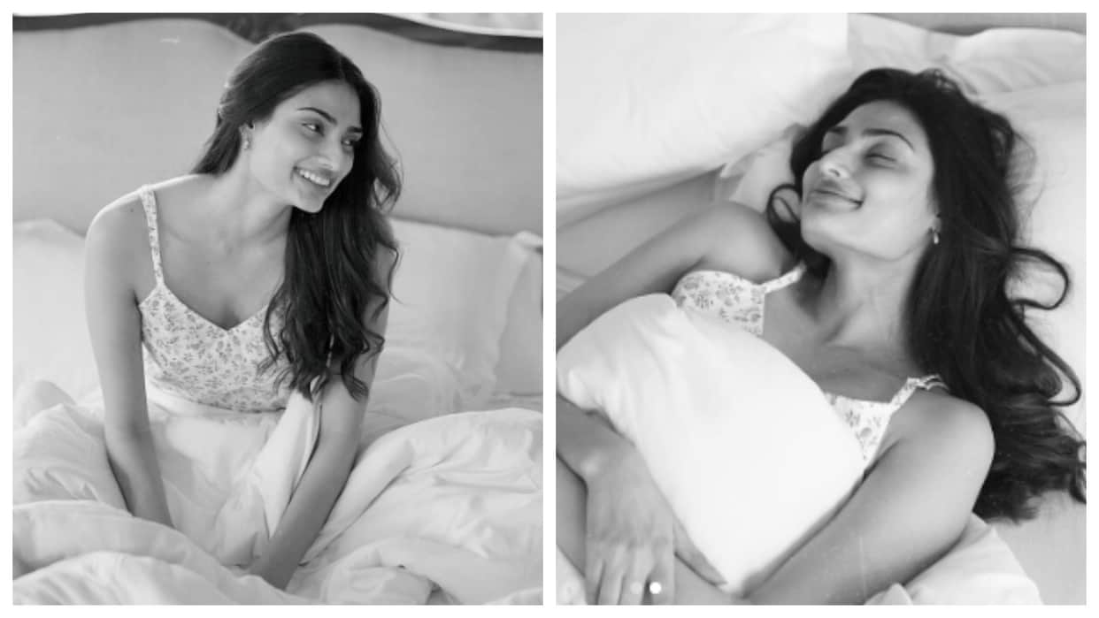 Athiya Shetty shares black and white bold photos netizens comments you made our sunday more better