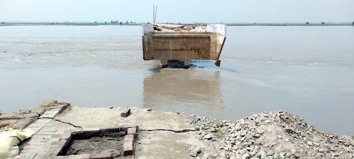 The approach road is not expected to be fixed soon, the bridge will remain closed
