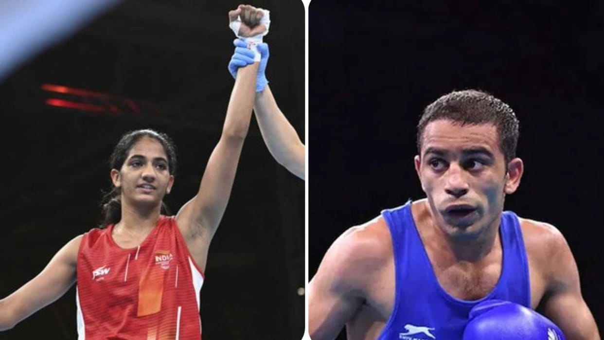 Sports players return to Haryana after participating in Commonwealth Games 2022
