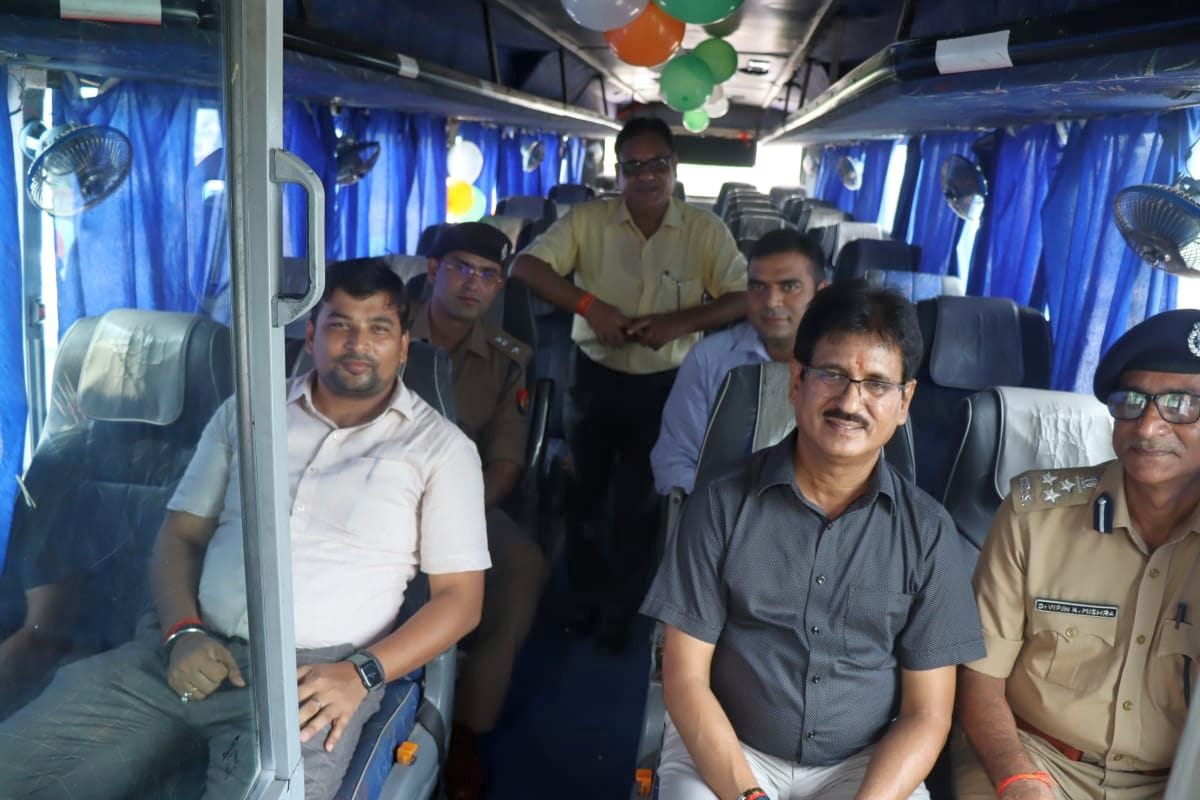 Banda: First AC bus service started from Dharmanagari to Ramnagari