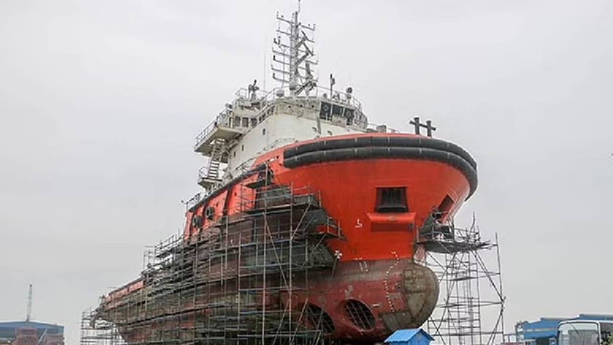 In a first, US Navy ship arrives for repair at L&T shipyard in Chennai Tamil Nadu news in hindi