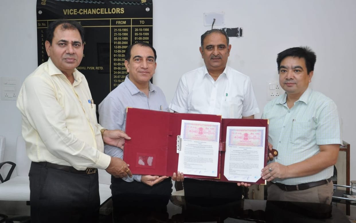 Agreement with GJU: Topper of Mass Communication Course to get scholarship and gold medal
