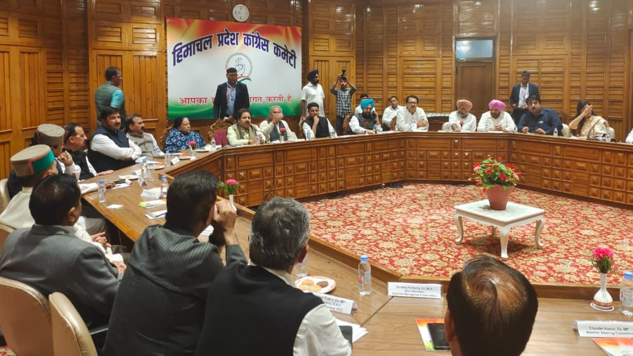 chhattisgarh cm bhupesh baghel attend meeting with himachal congress leaders in shimla