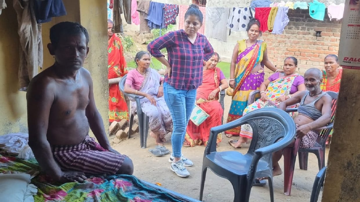 Tiger attacked farmer in Amaria area of Pilibhit injured