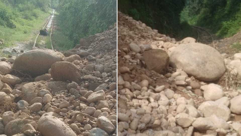 Kangra Valley railway line stalled due to heavy rain