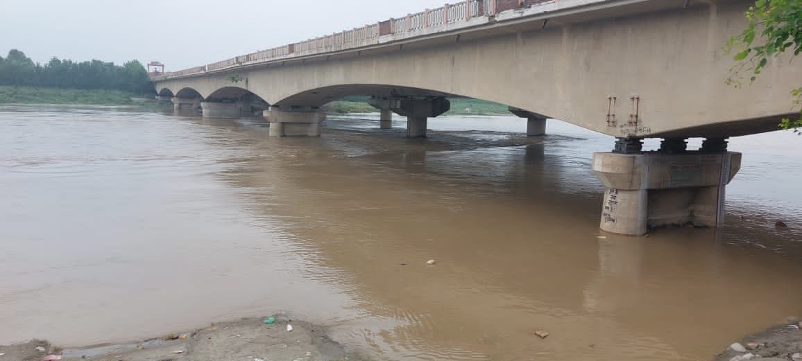 The rising water level of Yamuna again raised the concern of farmers