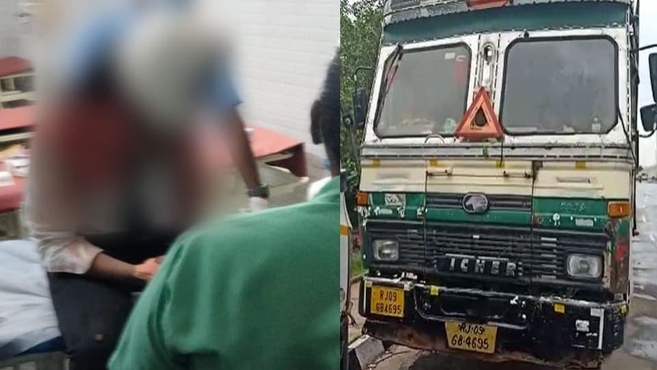 girl jumped from moving truck on highway to save her life in mathura