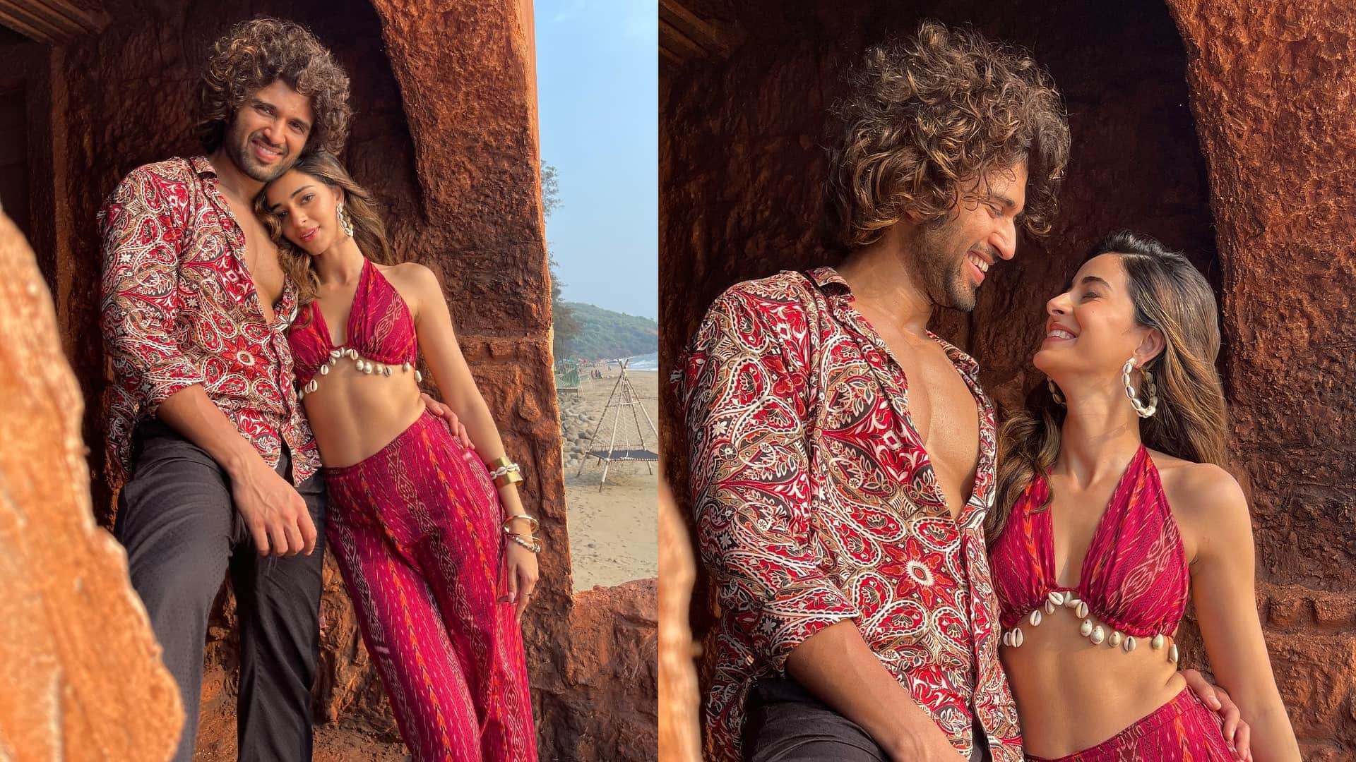 Liger: Vijay Deverakonda Ananya Panday Ramya Krishnan spotted in mumbai for movie promotions