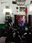 हुसैनिया जेहरा इमामबाड़ा मैं मजलिस को खिताब करते मौलाना अब्बास रजा